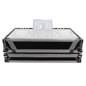 ProX XS-PRIME4 W ATA Flight Case For Denon PRIME 4 DJ Controller with 1U Rack Space and Wheels