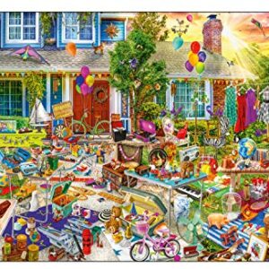 Buffalo Games - Aimee Stewart - Yard Sale - 1000 Piece Jigsaw Puzzle, Multi