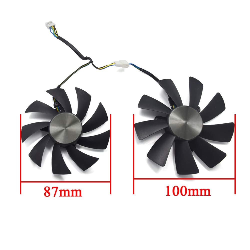 inRobert GAA8S2U GA91S2H Video Card Fan Replacement for Zotac GTX 1070 Ti Mini,GTX 1080 Ti Mini Graphic Card (Fan-AB)