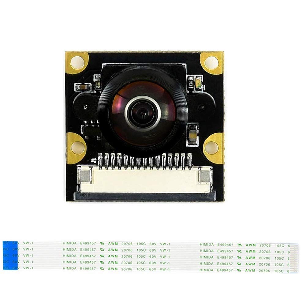 IMX219-200 Camera for Jetson Nano Developer Kit 8MP Camera Module with IMX219 Sensor 3280 × 2464 Resolution 200 Degree Wide Angle of View Suits for AI Projects