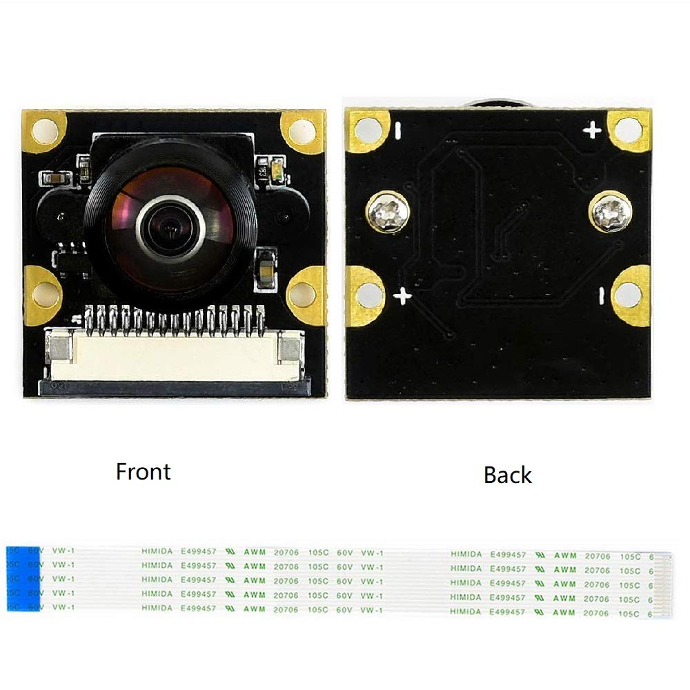 IMX219-200 Camera for Jetson Nano Developer Kit 8MP Camera Module with IMX219 Sensor 3280 × 2464 Resolution 200 Degree Wide Angle of View Suits for AI Projects