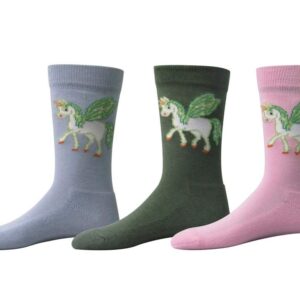 TuffRider Unicorn Kids Socks - 3 Pack