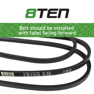 8TEN Drive Belt for Husqvarna LT 1942 19538R YT 16542 AYP PB19546LT PB2042YT LT2216 532194346 21546332 194346