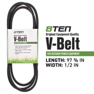 8TEN Drive Belt for Husqvarna LT 1942 19538R YT 16542 AYP PB19546LT PB2042YT LT2216 532194346 21546332 194346