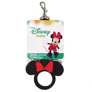 minnie mouse set of 2 stroller clips by baby disney