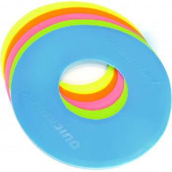 QUICKPLAY PRO Quick-Pick Flat Markers The Original Flat Field Cone! Easy Carry Spot Markers (Set of 10) (Multi-Colored)