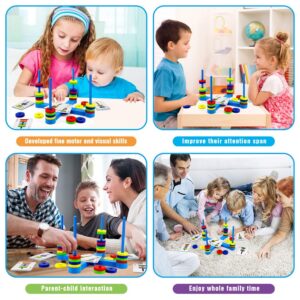 VATOS Board Magnetic Kids Game, Matching Game for Kids Age 3 4 5 6 7 8, Fun STEM Science Toy for Children Boys & Girls Gift