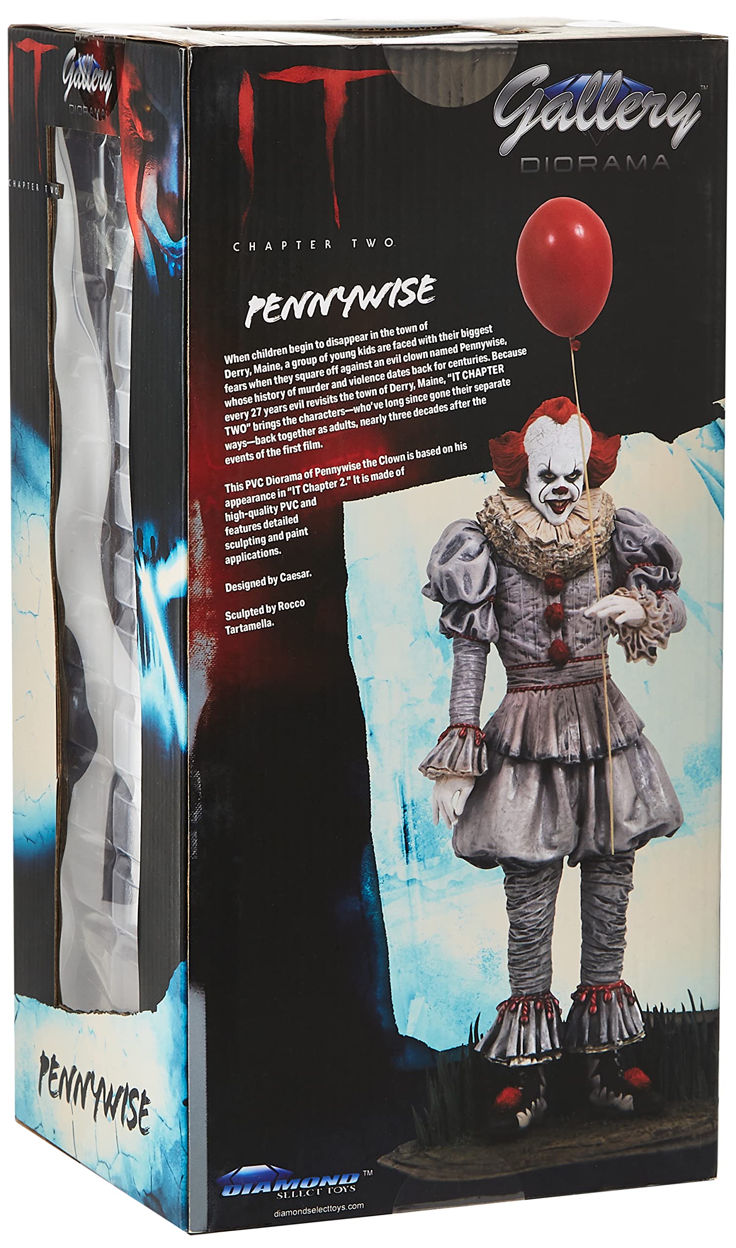 DIAMOND SELECT TOYS It Chapter Two: Pennywise Gallery PVC Figure, 10 inches