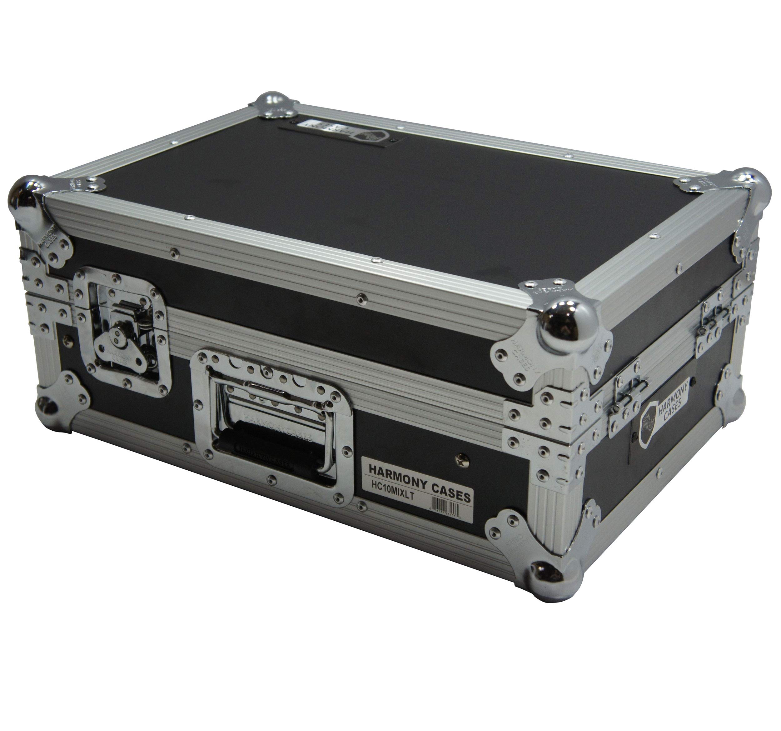 Harmony Audio HC10MIXLT Flight DJ Laptop Glide 10" Mixer Custom Case Compatible with Traktor Z2