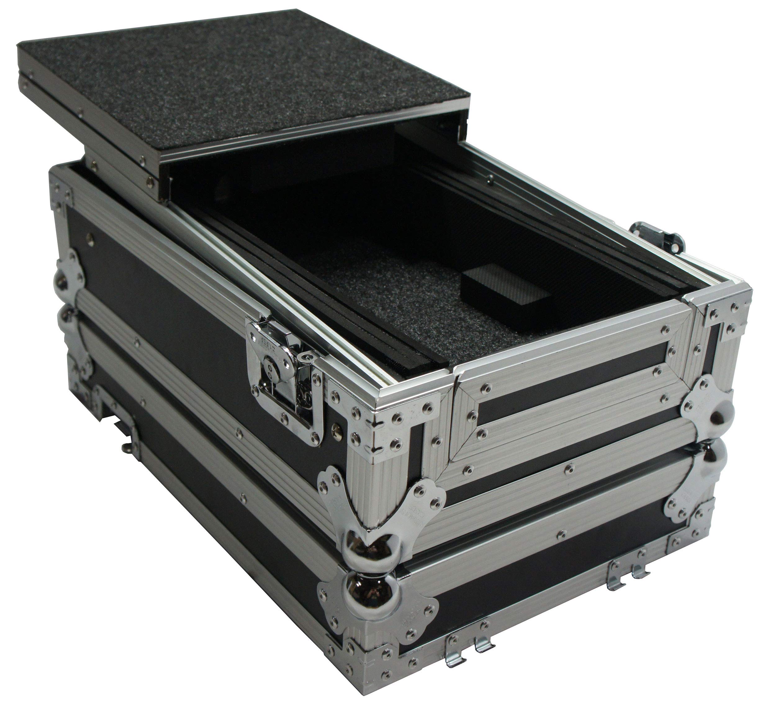 Harmony Audio HC10MIXLT Flight DJ Laptop Glide 10" Mixer Custom Case Compatible with Traktor Z2