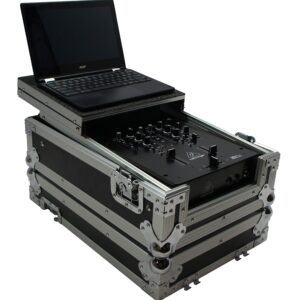 Harmony Audio HC10MIXLT Flight DJ Laptop Glide 10" Mixer Custom Case Compatible with Traktor Z2