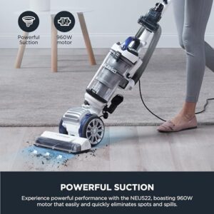 Eureka FloorRover Bagless Upright Pet Vacuum Cleaner, Suctionseal, Swivel Steering for Carpet and Hard Floor