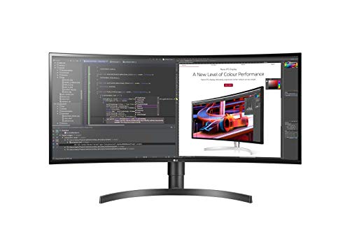 LG 34'' 34BL85C-B IPS QHD UltraWide™ Curved Monitor (3440x1440), with HDR10, Dynamic Action Sync, Flicker Safe, PBP & Dual Controller & MAXXAUDIO