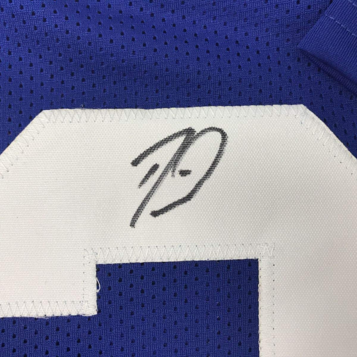 Autographed/Signed Darius Shaquille Leonard Indianapolis Blue Football Jersey JSA COA