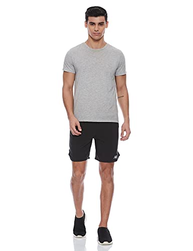 New Balance Men's Impact Run 7 Inch Short, Black , Medium