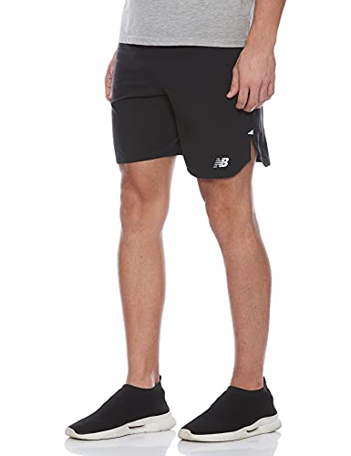 New Balance Men's Impact Run 7 Inch Short, Black , Medium