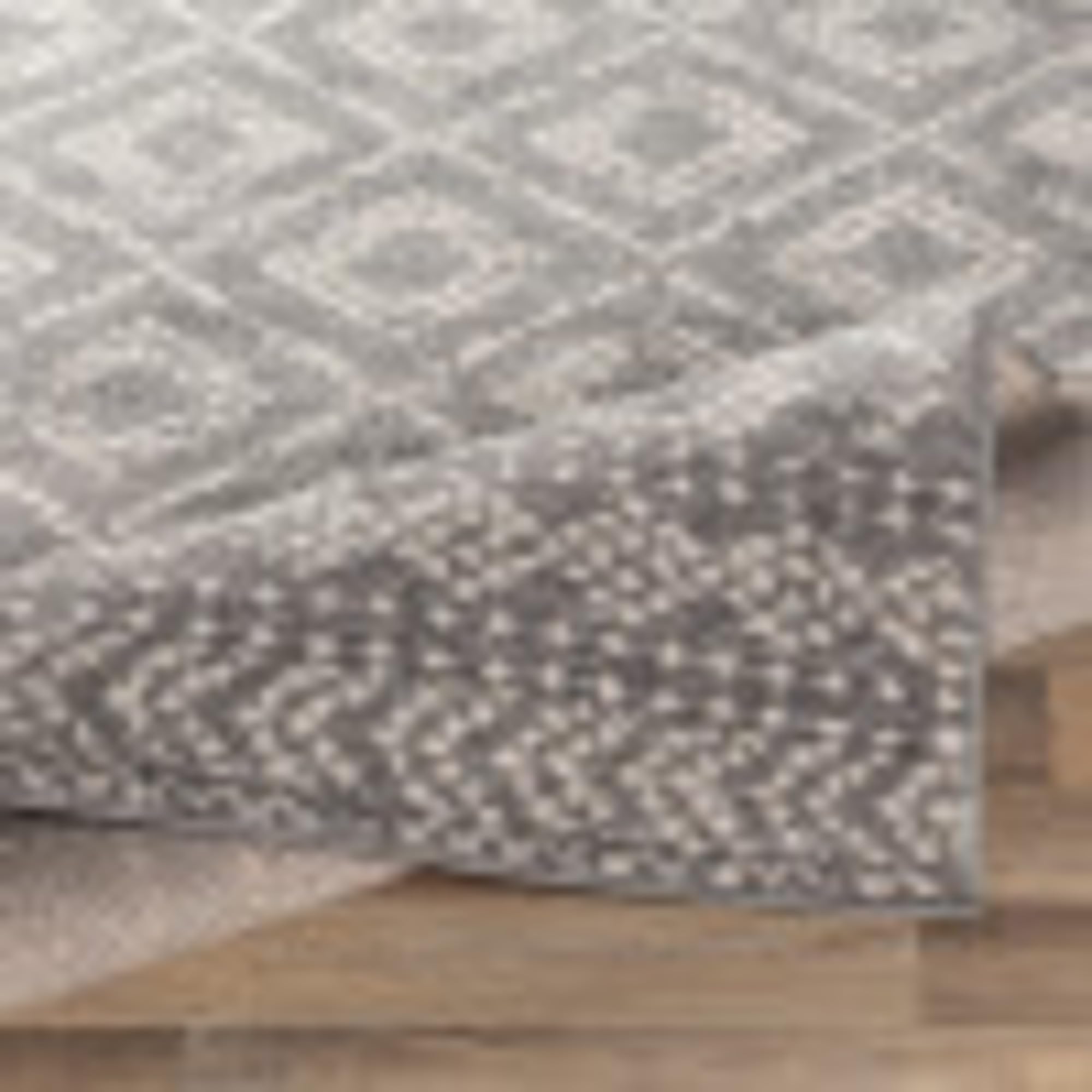 Livabliss NELA Bohemian Global Area Rug,7'10" x 10'3",Medium Gray