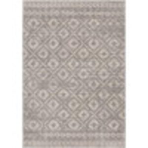 Livabliss NELA Bohemian Global Area Rug,7'10" x 10'3",Medium Gray