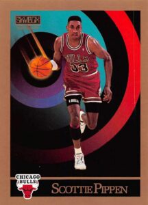 1990-91 skybox basketball #46 scottie pippen chicago bulls official nba trading card