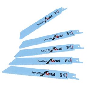 5Pcs S922BF 150mm Reciprocating Sabre Saw Blades Metal Cutting Blades For Bosch