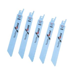 5Pcs S922BF 150mm Reciprocating Sabre Saw Blades Metal Cutting Blades For Bosch