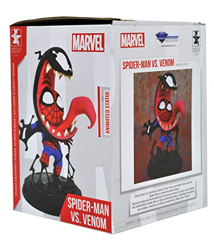 DIAMOND SELECT TOYS Marvel Animated Venom & Spider-Man Statue,Multicolor,5 inches