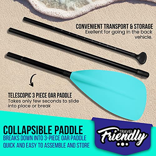 SereneLife Stand Up Paddle-Board Adjustable Paddle - Adjustable Water Paddle Oar for SLSUPB105 Free-Flow Inflatable SUP Stand Up Water Paddle-Board - SereneLife PRTSLSUPB105PDL