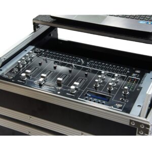 Harmony Audio HC19MIXLT Flight 11U Universal 19" Mixer Glide Laptop Stand Custom Case