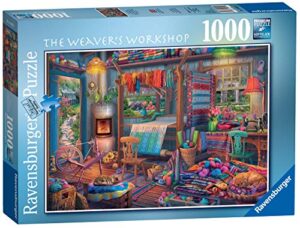 ravensburger weaver’s workshop 1000 piece jigsaw puzzle for adults and kids age 12 years up