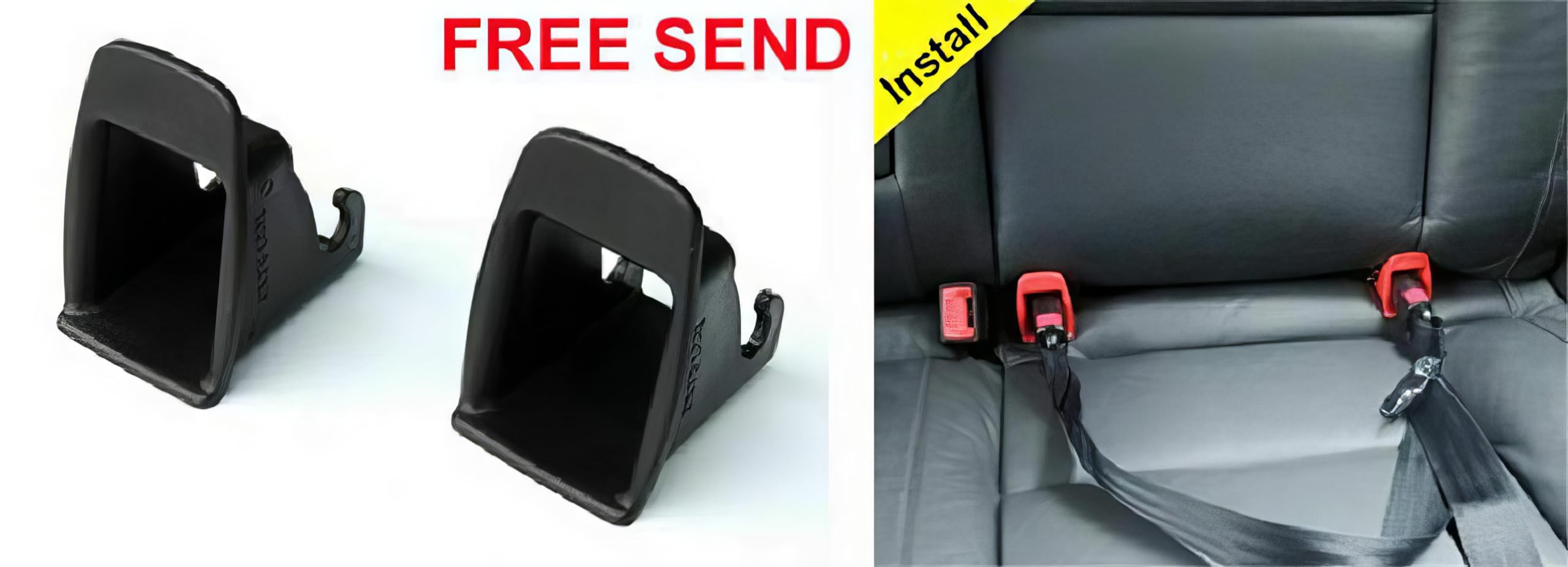 MASO Universal Car Child Seat Restraint Anchor Mounting Kit for ISOFIX Seat Belt Connector