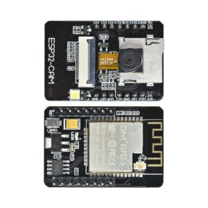 2 PCS ESP32-CAM W-BT Development Board, Aideepen 2PCS ESP32 DC 5V Dual-core WL with OV2640 Camera TF Card Module