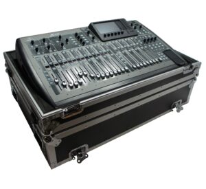 harmony audio hcbehx32w flight transport road custom case compatible with behringer x32 full size