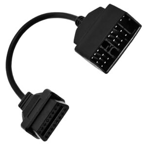 Goliton 22 Pin OBD1 to 16 Pin OBD2 Convertor Adapter Cable Compatible with Toyota Diagnostic Scanner