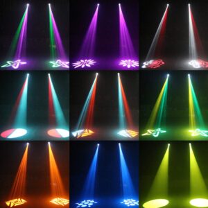 Tomshine Moving Head 15 colours and 8 gobos DJ Lights 9 / 11 Channel 30W LED Stage Light with colours mix for Party Disco DJ Show KTV