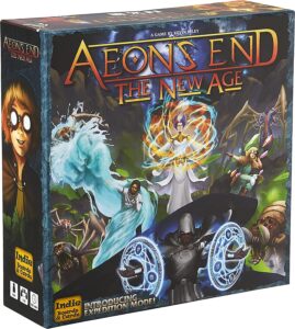 aeon's end: the new age - cooperative sci-fi fantasy strategy deck-building board game for 1 to 4 players, ages 14+, 60 minute playtime by indie boards and cards