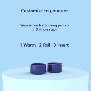 Silicone Ear Plugs for Sleeping by Soundbloc™ - 1 Year Supply (6 Pairs) - Custom Ear Plugs, Earplugs for Swimming, Soft Ear Plugs for Sleeping, Silicone Earplugs - The Earplug for Sleep Size M/L