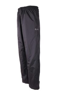 acme projects rain pants, 100% waterproof, breathable, taped seam, 10000mm/3000gm (men's, medium) black