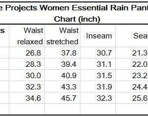 Acme Projects Rain Pants, 100% Waterproof, Breathable, Taped Seam, 10000mm/3000gm (Men's, Medium) Black