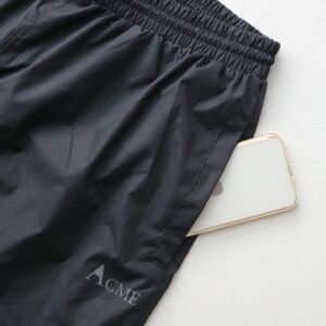 Acme Projects Rain Pants, 100% Waterproof, Breathable, Taped Seam, 10000mm/3000gm (Men's, Medium) Black