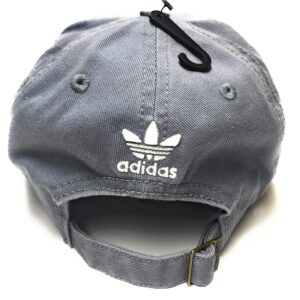 adidas Originals Women's Relaxed Adjustable Strapback Cap, One Size (Grey/White)