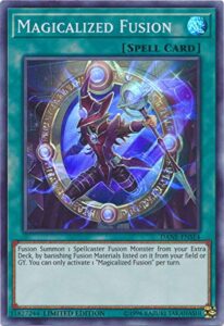 yu-gi-oh! - magicalized fusion - dane-ense4 - super rare - limited edition - dark neostorm: special edition