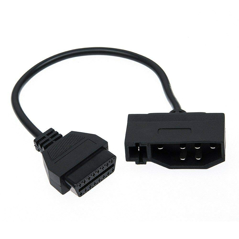 Goliton 7 Pin Male OBD1 to OBD2 OBDII 16 Pin Diagnostic Adapter Cable Compatible for Ford EFI