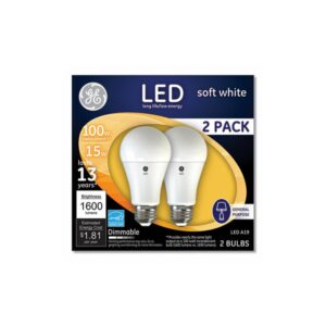 ge lighting 65941 15w e26 a21 soft white led dimmable light bulb44; pack of 22