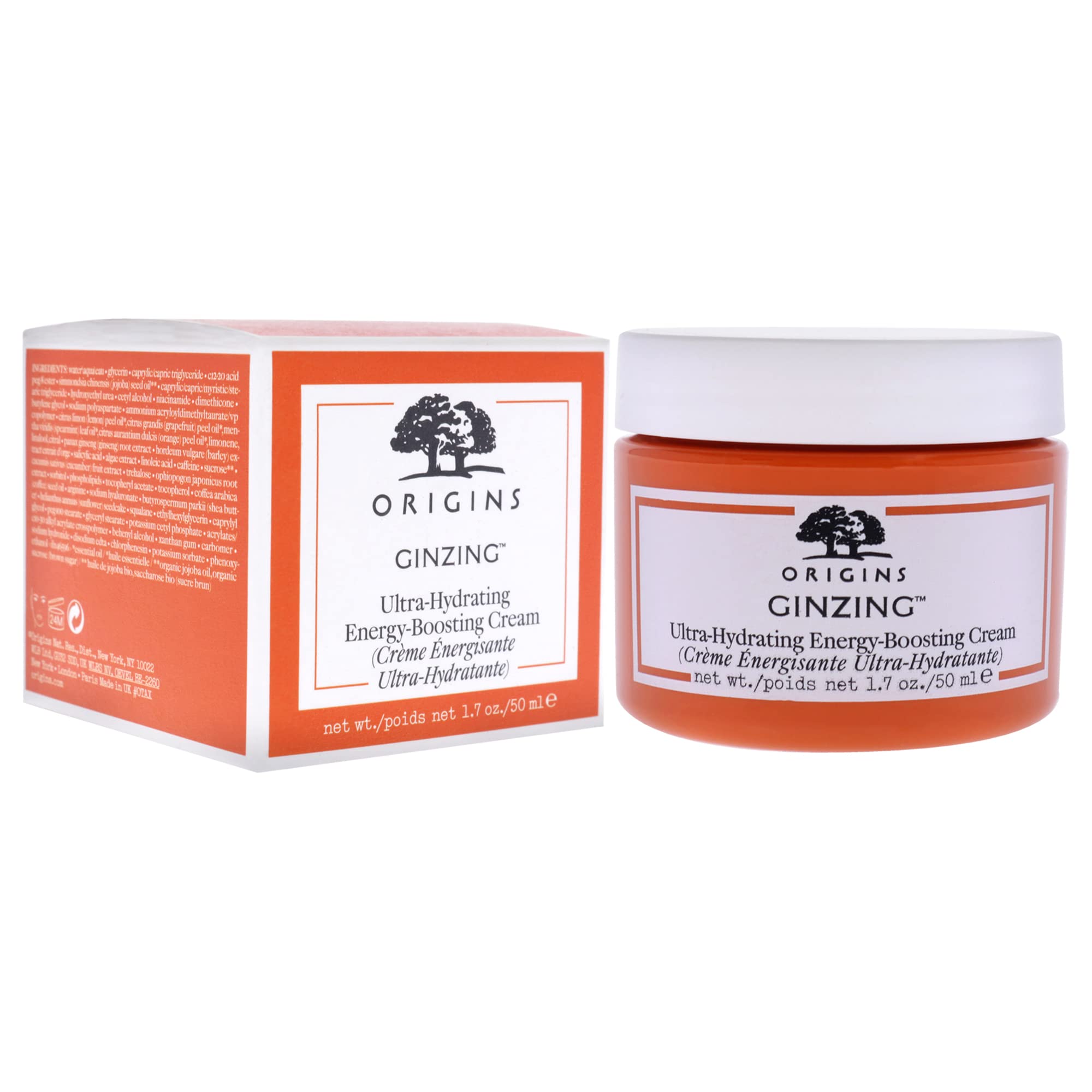 Origins GinZing UltraHydrating EnergyBoosting Cream 50 ml Unboxed, 1.7 Ounce