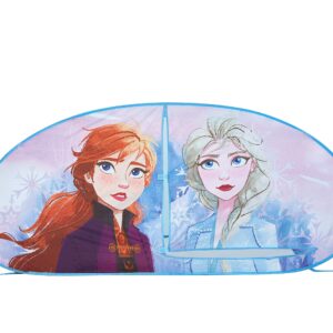 Disney Frozen 2 Pop Up Bed Tent with Anna & Elsa Graphics, 72" L x 36" W