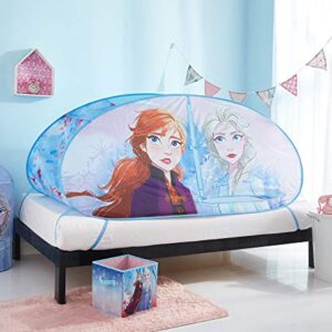 Disney Frozen 2 Pop Up Bed Tent with Anna & Elsa Graphics, 72" L x 36" W