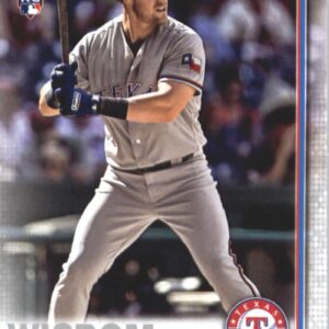 2019 Topps #578 Patrick Wisdom Texas Rangers Rookie Baseball Card