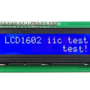 NOYITO 1602 16x2 LCD Module Yellow-Green Backlight with PCF8574T IC IIC Driver Serial Interface Compatible with Win OS UNO R3 MEGA2560 (Pack of 2) (1602 IIC Screen Yellow-Green)