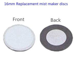 16MM Ultrasonic Mist Maker Disk Fogger Replacement Ceramics Discs for Humidifier Parts with Replacement Tool