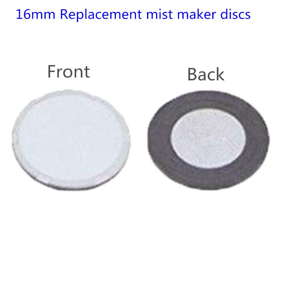 16MM Ultrasonic Mist Maker Disk Fogger Replacement Ceramics Discs for Humidifier Parts with Replacement Tool